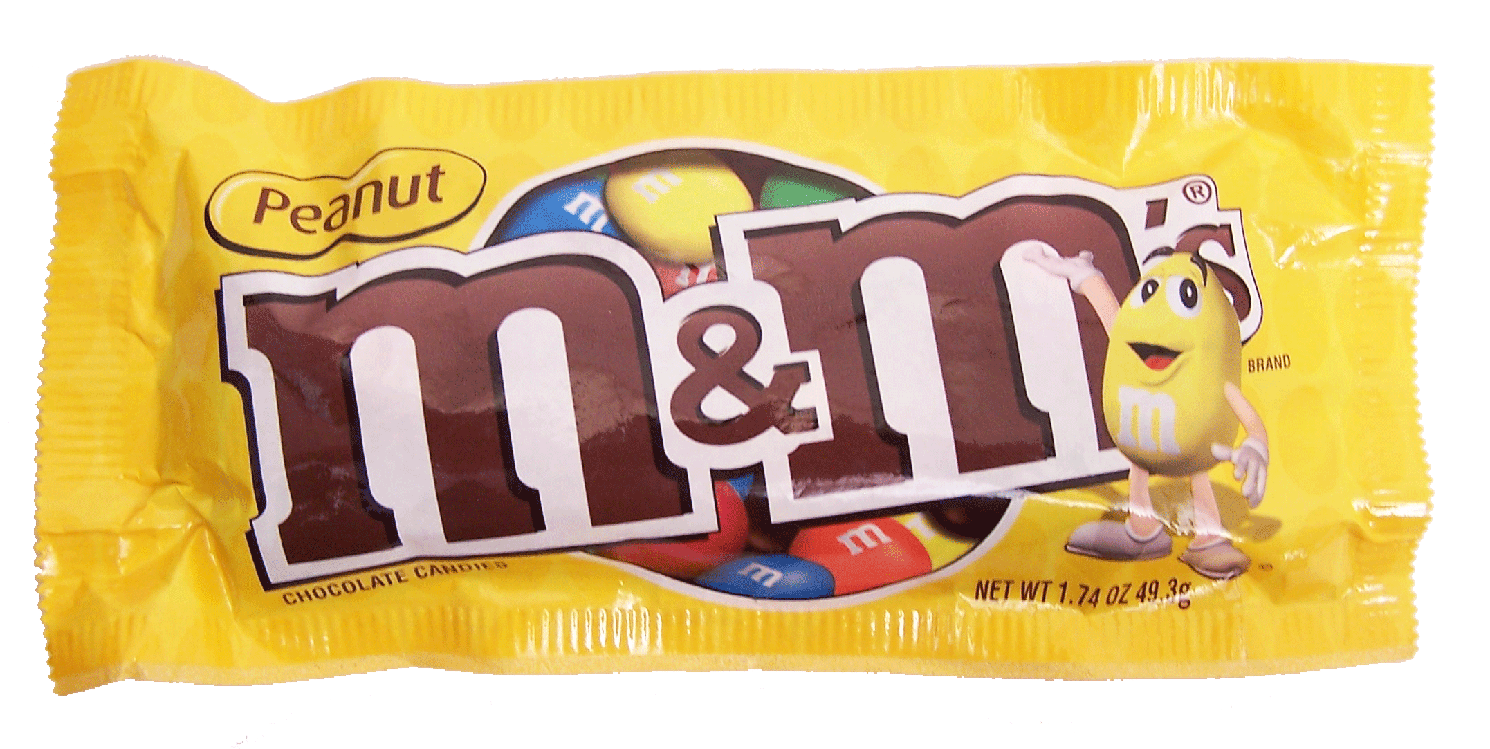 M&M's(r) Peanut Chocolate Candies candy covered chocolate candy with peanut middle Full-Size Picture